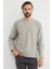 Baskılı Bisiklet Yaka Sweatshirt 1