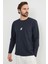 Baskılı Bisiklet Yaka Sweatshirt 1