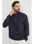 Dik Yaka Yarım Fermuarlı Sweatshirt 1