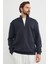 Dik Yaka Yarım Fermuarlı Sweatshirt 2