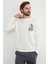 A Nakışlı Bisiklet Yaka Sweatshirt 1