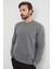 3 Iplik Basic Bisiklet Yaka Sweatshirt 4