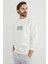 Simplicity Yazı Baskılı Bisiklet Yaka Sweatshirt 1