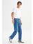 Asher Loose Fit Geniş Kesim Düşük Bel Indigo Denim Jean Pantolon 3