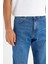 Asher Loose Fit Geniş Kesim Düşük Bel Indigo Denim Jean Pantolon 4