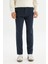 Regular Fit Normal Kesim Normal Bel Pamuklu Esnek Antrasit Chino Pantolon 2