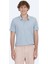 Mavi Polo Yaka %100 Pamuk T-Shirt 2