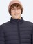Lacivert Regular Fit Dik Yaka Casual Dokuma Mont 4