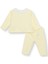Kız Bebek Uzun Kol Pijama Takımı Interlok Bebe Yaka Uzun Kol Reçme Paça 2