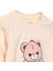Kız Bebek Uzun Kol Pijama Takımı Çıtçıtlı Bisiklet Yaka Uzun Kol Ribanalı Paça 3