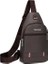 Büyük Kahve Crossbody Sling Sırt Çantası Sling Çanta Erkekler Seyahat Yürüyüş Göğüs Çantası Omuz Sırt Çantası Açık Havada Spor Balıkçılık (Yurt Dışından) 1