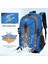 Gökyüzü Mavi 30X20X50 cm Büyük Kapasiteli Erkekler ve Kadınlar Evrensel Açık Seyahat Sırt Çantası Su Geçirmez Yürüyüş Hafif Spor Çantası (Yurt Dışından) 2