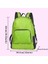 10WALLS001 Hafif Taşınabilir Katlanabilir Duvarlar Baskı Sırt Çantası Katlanır Çanta Ultralight Açık Paketi Kadın Erkek Seyahat Yürüyüş Yeşil Sırt Çantası (Yurt Dışından) 3