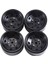 4pcs 1.9 Inç Metal Beadlock Tekerlek Göbeği 1/10 Rc Paletli Araba Trx4 Eksenel SCX10 90046 AXI03007 Redcat Gen8, Siyah 8 (Yurt Dışından) 1