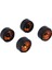 4pcs 1.9 Metal Beadlock Tekerlek Hub Kıyısı 1/10 Rc Prıger Axıal SCX10 90046 AXI03007 Traxxas Trx4 Redcat D90, Turuncu (Yurt Dışından) 4