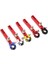 1/10 Tırmanma Araba Serisi Universal 6x6 Kare Ağız Metal Römork Hook Ball Head + U Buckle Yeni Kurtarma (Yurt Dışından) 1