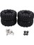 4pcs 96MM 1.9 Inç Kauçuk Tekerlek Kırmızı Lastik Kilitlenmesi 1/10 Rc Paletli Araba Eksenel SCX10 Hsp Redcat Traxxas, Siyah (Yurt Dışından) 4
