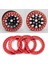 4pcs Metal Alaşım 1.9 Inç Tekerlek Jant Beadlock Halkaları Eksenel SCX10 D90 Traxxas Trx-4 1/10 Rc Trail Araç Parçaları, Siyah (Yurt Dışından) 2