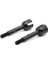 2pcs Metal Arka Tekerlek Aks Kupası 7505 Zd Racing Dbx-10 DBX10 1/10 Rc Araba Yükseltme Parçaları Yedek Aksesuarlar (Yurt Dışından) 1