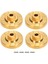 4pcs Pirinç Tekerlek Hex Hub Adaptör Karşı Ağır Fren Diski 1/18 Fms Eazyrc Rochobby Rc Araba Yükseltme Parçaları, Sarı (Yurt Dışından) 1
