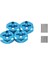 Alüminyum Alaşım 12MM Birleştirici Tekerlek Hub Hub Hex Adaptör Wltoys Için Yükseltmeler 144001 1/14 Rc Araba Yedek Parçaları, Mavi (Yurt Dışından) 2