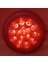 2pcs 12V-24V 16LED ARAÇ Yuvarlak Kırmızı Talilli Lames Arka Sis Fren Durdur Fren Kamyon Römork Kamyonu İçin Ters Lamba Çalışıyor (Yurt Dışından) 3