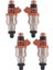 4pcs INP-060 INP060 BDH182 Dodge Mitsubishi Için Yakıt Enjektörü 1.5l 1.8l 2.5l (Yurt Dışından) 3