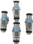 4pcs Yakıt Enjektör Nozul 27706-07A Harley-Davidson Sportster Efı Özel Xl 883 1200 IWP-181 2770607A (Yurt Dışından) 4