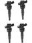 4 Pcs Hyundai Için Motor Ateşleme Bobini 2014-2017 Aksan I25 L4 1.4l 2730103200 27301-03200 (Yurt Dışından) 1