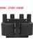 Ateşleme Bobini 27301-33020 Dodge 2000 Colt, Eagle Summit Talon, Hyundai Elantra Sonata, Mitsubishi Eclipse Galant (Yurt Dışından) 5