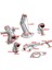 6pcs Alüminyum Motor Soğutma Soğutucu Hortum Konnektörü Süper Şarj Cihazı Mk4 Golf Jetta Glı Tt 1J0121087E (Yurt Dışından) 3