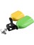 Çift Cowbell Bell Music Drum Cowbell Yüksek Düşük Ses Knocker Drum Perküsyon Enstrüman Parça Aksesuarları Yeşil+Sarı (Yurt Dışından) 2