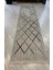 Dekoratif Nakkaş Kilim Butik Bej Salon Halısı Makinada Yıkanabilir Mutfak Halısı Kaymaz Taban Yolluk Modern Kilim 2