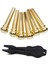 Gitar Köprüsü Pimleri 6pcs Bakır Endpin 6 String Pegs Elektrikli Akustik Gitar Yedek Parçaları (Yurt Dışından) 1
