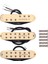 3pcs Alnico V Stratocaster Elektro Gitar Değiştirme Için Tek Boyunca Humbuckers Boyun/orta/köprü Kamışları (Yurt Dışından) 1