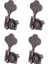 Gitar Vintage Açık Bas Gitar Ayarlama Anahtar Pegs Makine Başlıkları Tuner 4r 4 Dizeler Için Bas Kırmızı Bronz (Yurt Dışından) 1