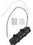 Pro Electric Bass Açık Tipi 4 String Caz Bas Jb Style Için Noiseless Bridge Pickup, Siyah 92X18.3MM (Yurt Dışından) 2