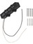 Pro Electric Bass Açık Tipi 4 String Caz Bas Jb Style Için Noiseless Bridge Pickup, Siyah 92X18.3MM (Yurt Dışından) 3