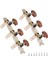 2pcs 1:15 Klasik Gümüş Gitar Tuner Ayar Makinesi Kafaları Tuşlar Gitar Parçaları Için Mandallar (Yurt Dışından) 2