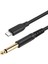 TIP-6.35MM 1/4 Trs Audio Stereo Kablo Tipi C-6.35MM Aux Jack Kablosu Amplifikatör Ev Sinema Mikseri 200CM (Yurt Dışından) 1