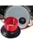 Siyah Port Hole Protector, Mikro Delek Kafası, Kırmızı ile Bas Davul Geliştirici Abs Kauçuk Bas Drum Kick Artırıcı (Yurt Dışından) 4