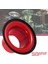 Siyah Port Hole Protector, Mikro Delek Kafası, Kırmızı ile Bas Davul Geliştirici Abs Kauçuk Bas Drum Kick Artırıcı (Yurt Dışından) 5
