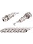 10PCS Gitar Pikap Endpin Çıkışı Jak Nikel Kayış Kilit Krom (Yurt Dışından) 3