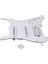 Sq Sq Electıce Gitar Yüklü Önceden Kablolanmış Elektro Gitar Pickguard Pikap Montajı Beyaz Düzenli (Yurt Dışından) 3