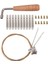 10PCS Ayar Pimi Çivi ve 10 Adet Perçin, L-Şekil Ayarlama Anahtarı Ile, 10 String Laiyaqin Dize Lir Harp String Enstrümanı (Yurt Dışından) 1