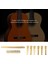 6pcs Gitar Pirinç Köprü Pimleri Eyer Somun Yedek Parçaları Akustik Gitar (Yurt Dışından) 2