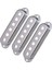 3pcs Open Pirinç Tek Bobar Guitar Tek Pikap Kapakları St Sq Için 48/50/52MM, Gümüş (Yurt Dışından) 1
