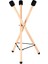 Davul Standı El Standı Soild Ahşap Trampet Standı Tripod Yapısı Davul Tutucu 10 Ila 15 Inç Perküsyon Enstrümanı (Yurt Dışından) 5