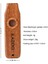 Kazoo Flüt Ahşap Kazoo Instruments Gitar Ukulele Eşlik Patry Musical Enstrüman Çocuklar Için Yeni Başlayanlar, Stil C (Yurt Dışından) 3
