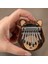 Hluru Siyah Ceviz + Akçaağaç Parmağı Piyano Müzik Enstrümanı Mini 8 Keys Kalimba Müzikal Keyifli Enstrüman, Yuvarlak Kulaklar (Yurt Dışından) 3